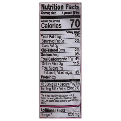 Mamma Chia Squeeze Organic Strawberry Banana Vitality Snack 3.5 oz