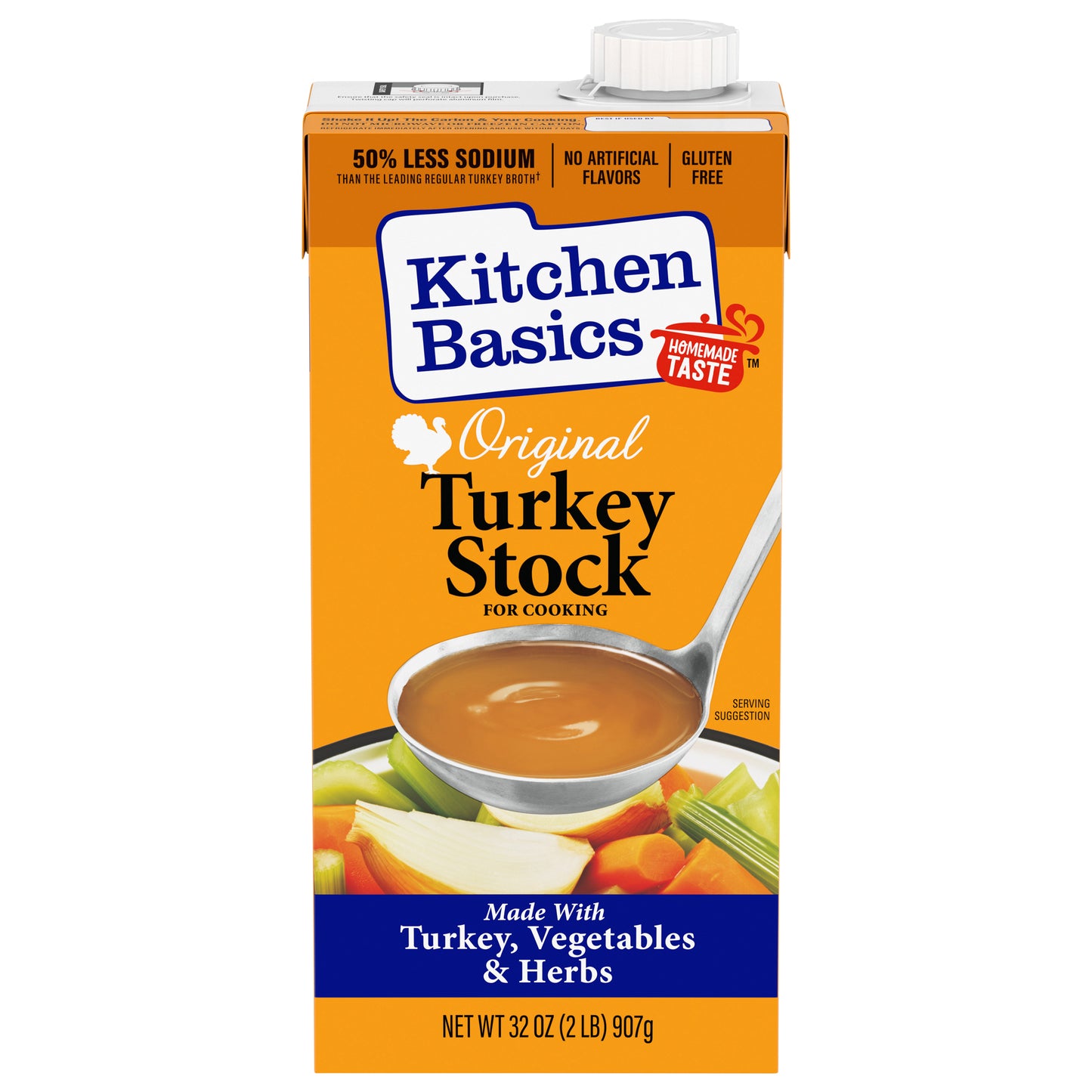Kitchen Basics Original Turkey Stock 32 oz Carton