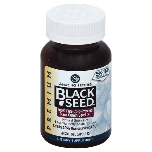 Amazing Herbs Black Cumin Seed Oil 90 ea
