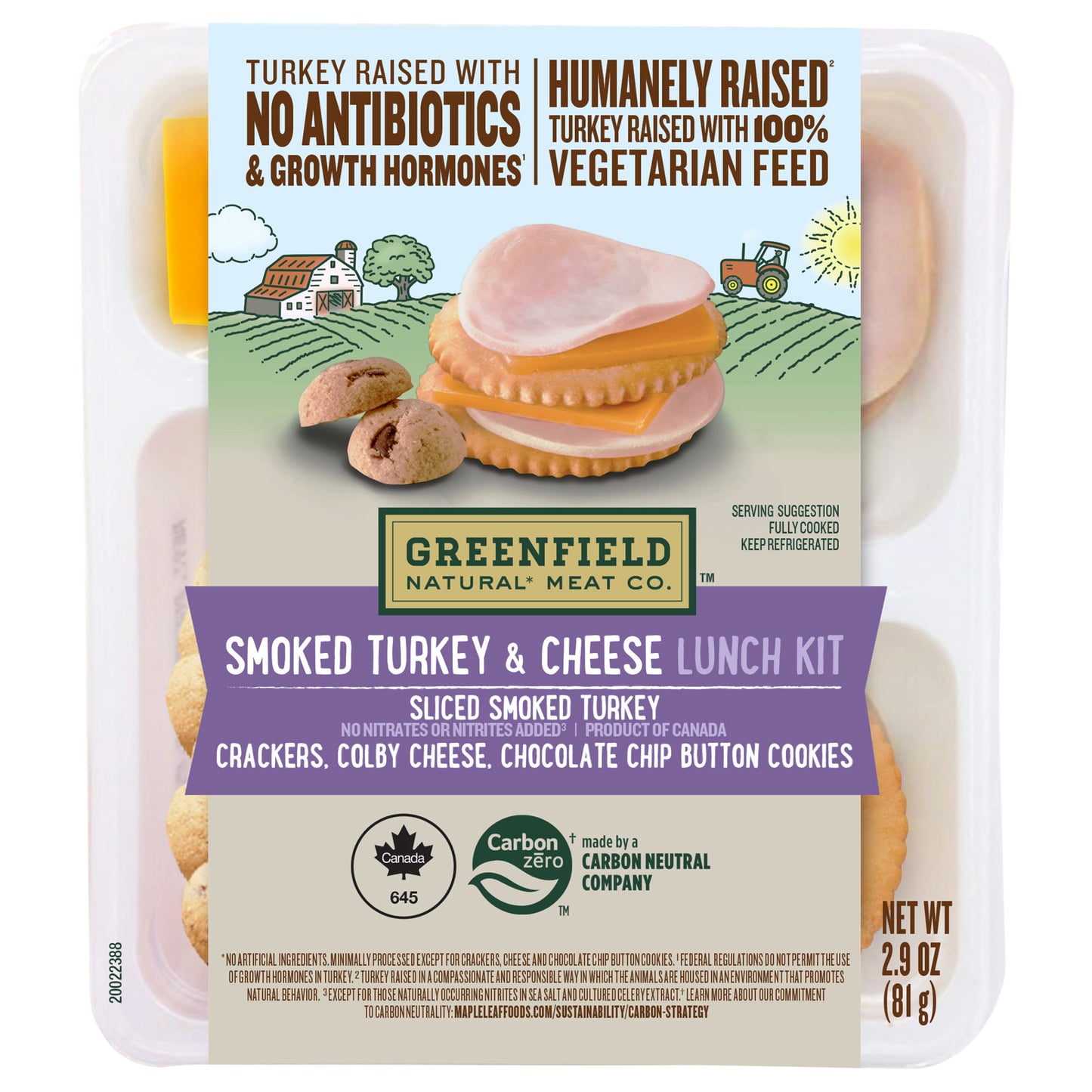 Smoked Turkey & Cheese Lunch Kit 2.90 oz