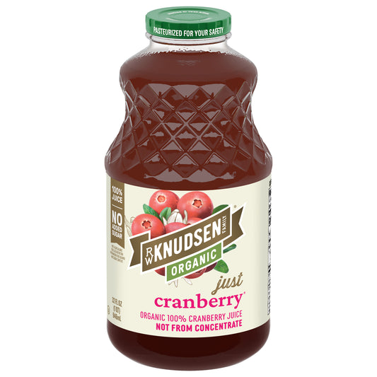 RW Knudsen Family Organic Just Cranberry 100% Juice 32 fl oz