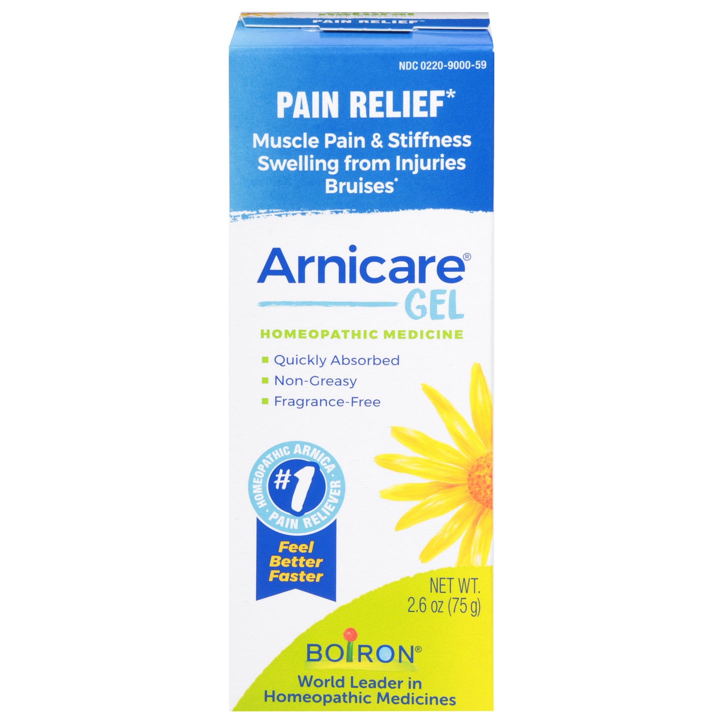Boiron Gel Pain Relief Arnicare 2.6 oz