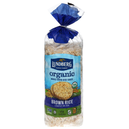 Lundberg Family Farms Organic Whole Grain Lightly Salted Brown Rice Rice Cakes 8.5 oz