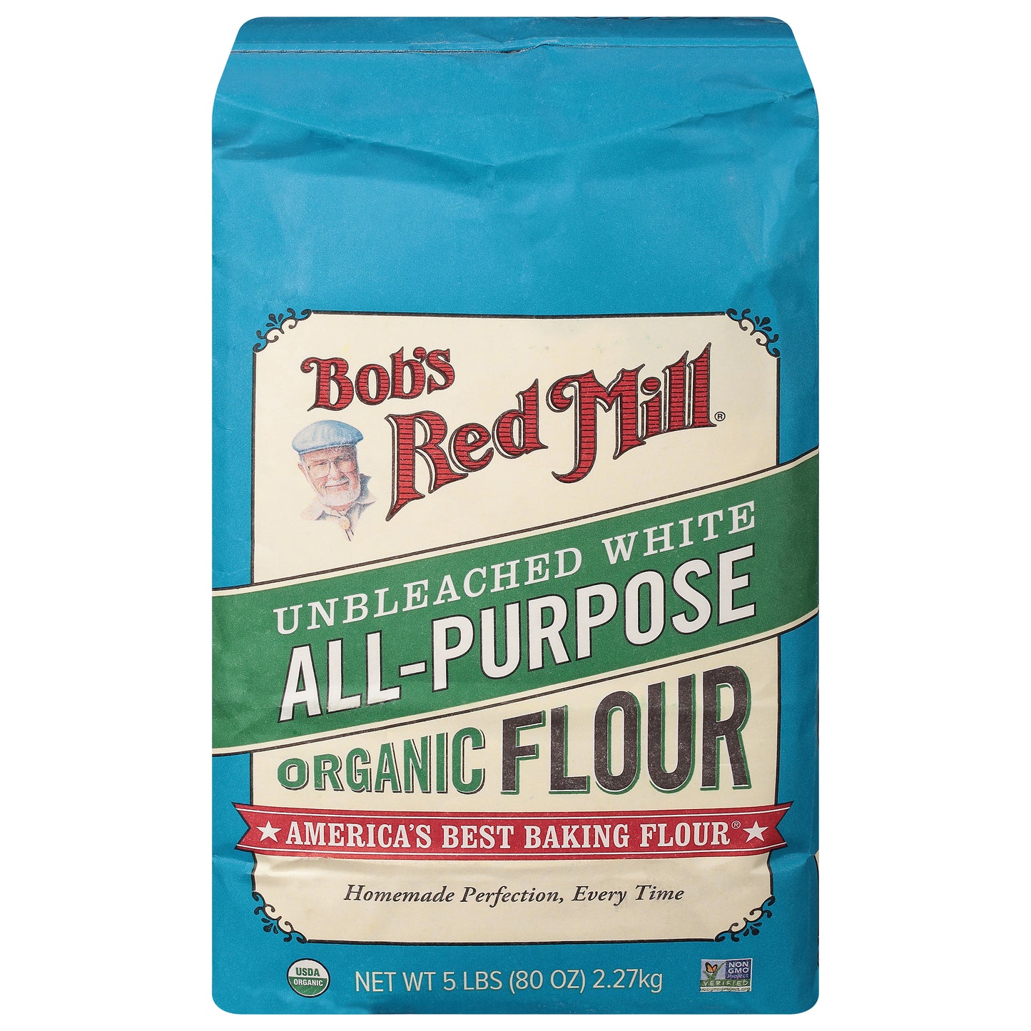 Bob's Red Mill All-Purpose Unbleached White Organic Flour 5 lb