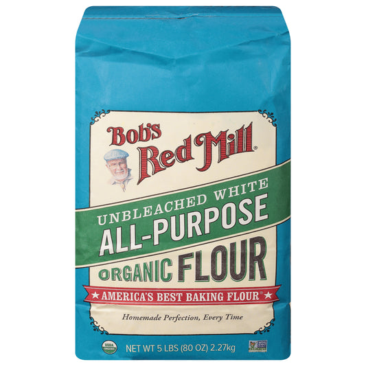Bob's Red Mill All-Purpose Unbleached White Organic Flour 5 lb
