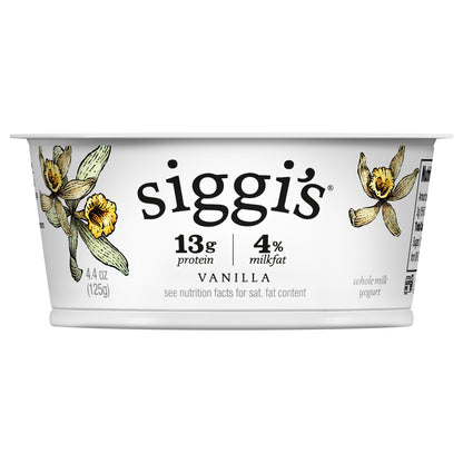 siggi’s Icelandic Skyr Whole Milk Yogurt, Vanilla