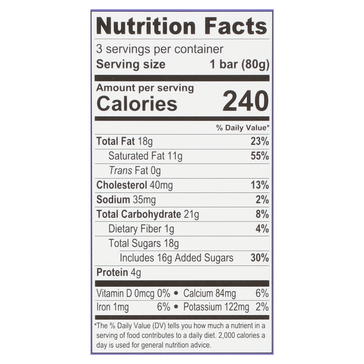 Alden's Organic Vanilla Dark Chocolate Almond Ice Cream Bar 3 - 3 fl oz Bars