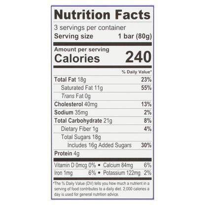 Alden's Organic Vanilla Dark Chocolate Almond Ice Cream Bar 3 - 3 fl oz Bars