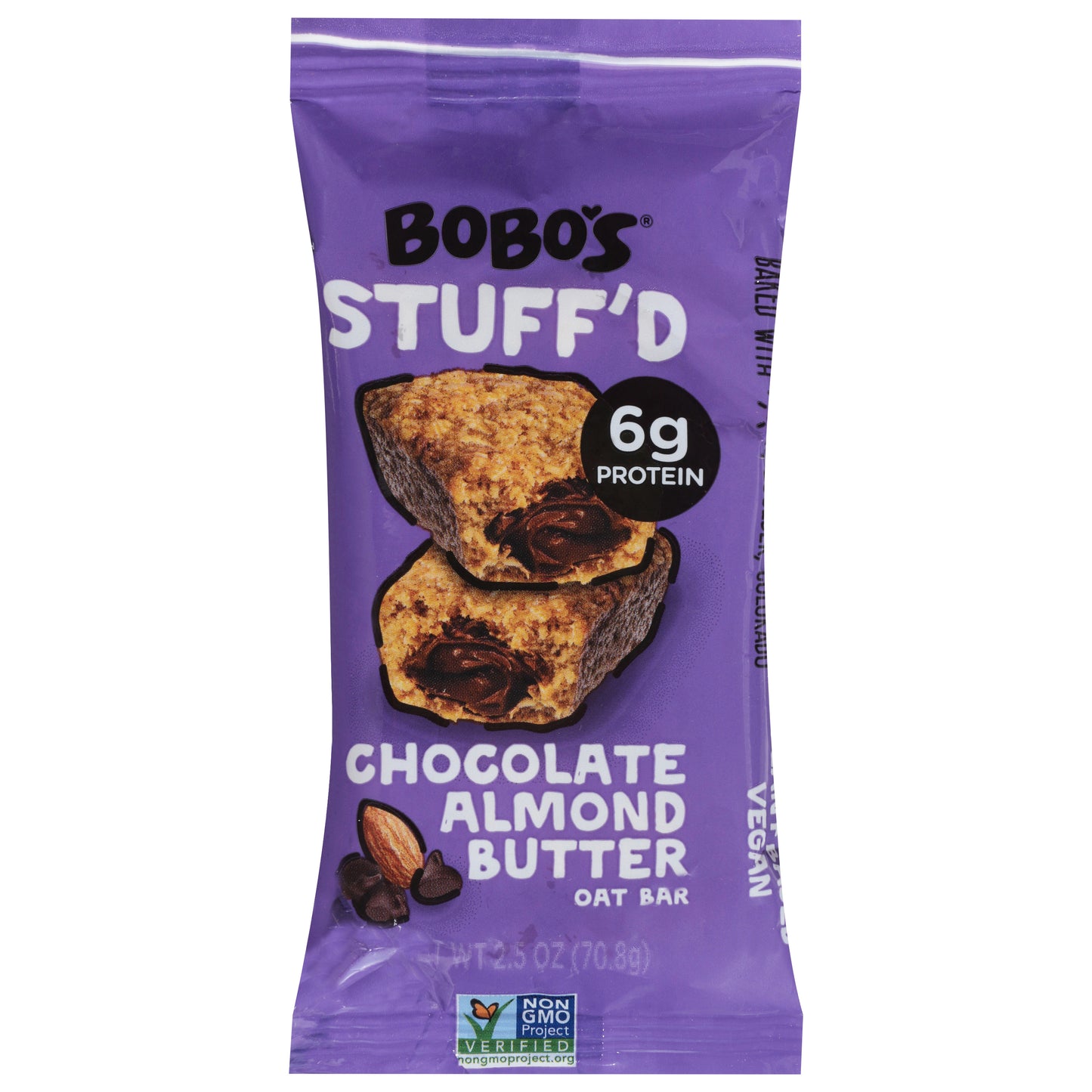 Bobo's Stuff'd Chocolate Almond Butter Oat Bar 2.5 oz