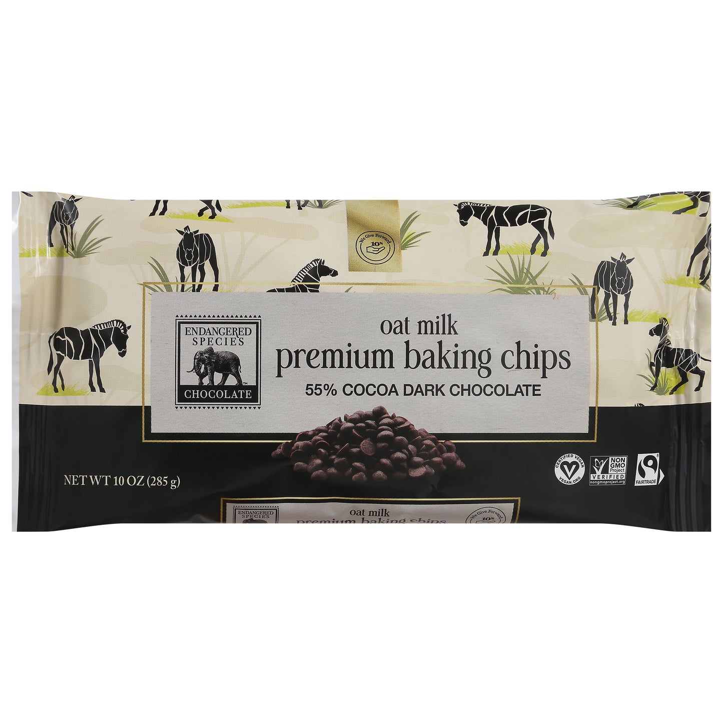 Endangered Species Premium Oat Milk Baking Chips 10 oz