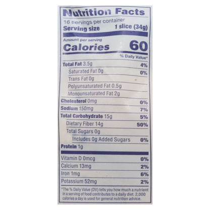 Carbonaut Seeded Gluten Free Bread 19 oz