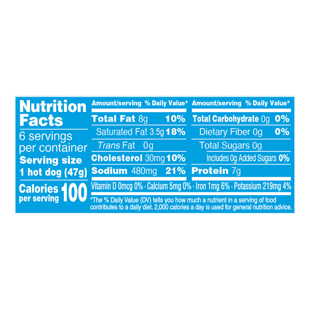 Applegate Natural Uncured Beef Hot Dog, 10oz