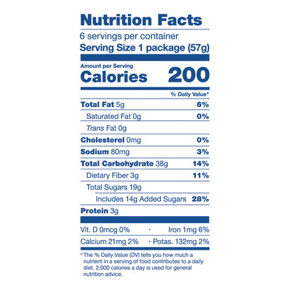 Nature's Bakery Blueberry Whole Wheat Fig Bars, Snack Bars, 6 Ct