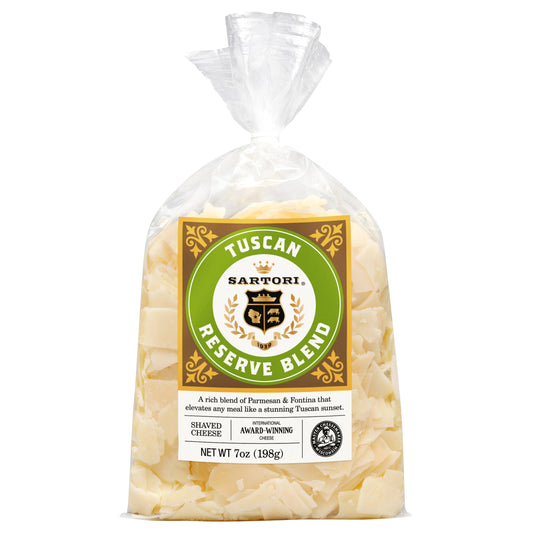 Sartori Tuscan Reserve Blend Shaved Cheese 7 oz