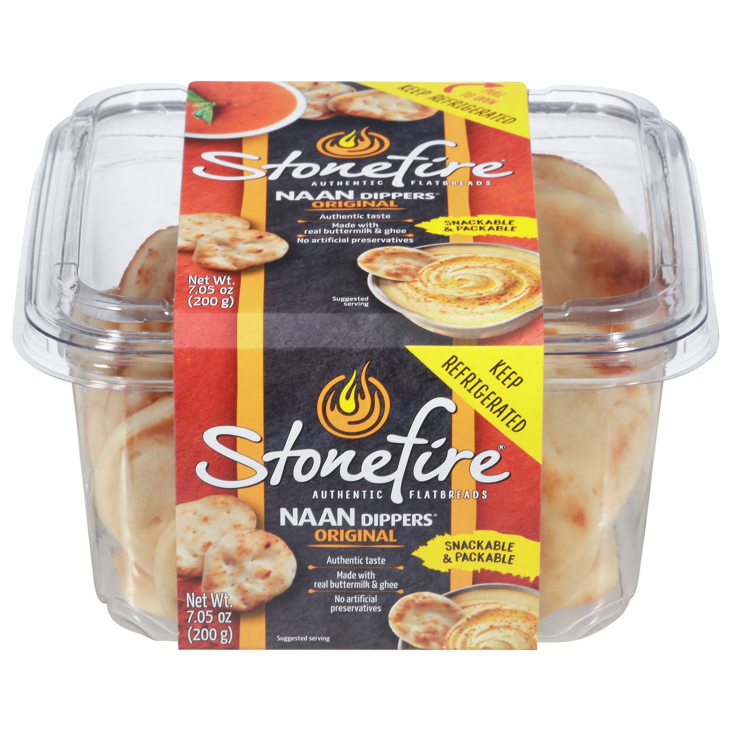 Stonefire Naan Dippers Original Flatbreads 7.05 oz