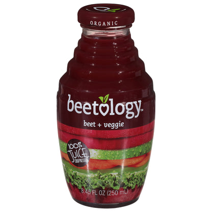 Beetology Organic Beet + Veggie 100% Juice 8.45 fl oz