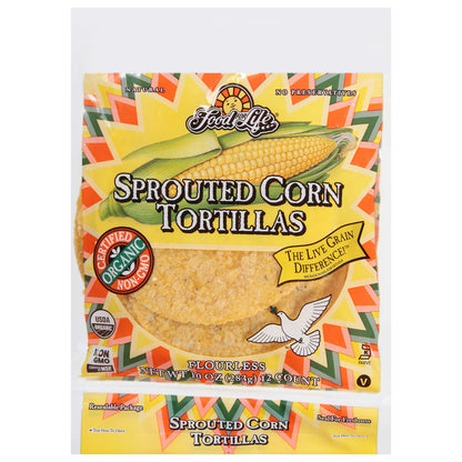 Food For Life Sprouted Corn Tortillas 12 ea
