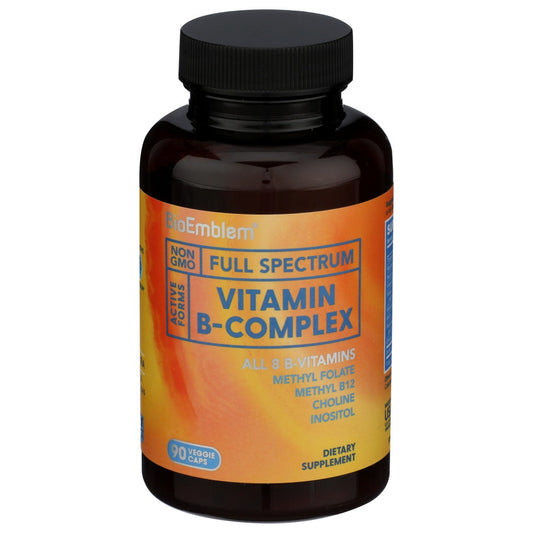 BioEmblem Vitamin B-Complex, 90 Veggie Caps