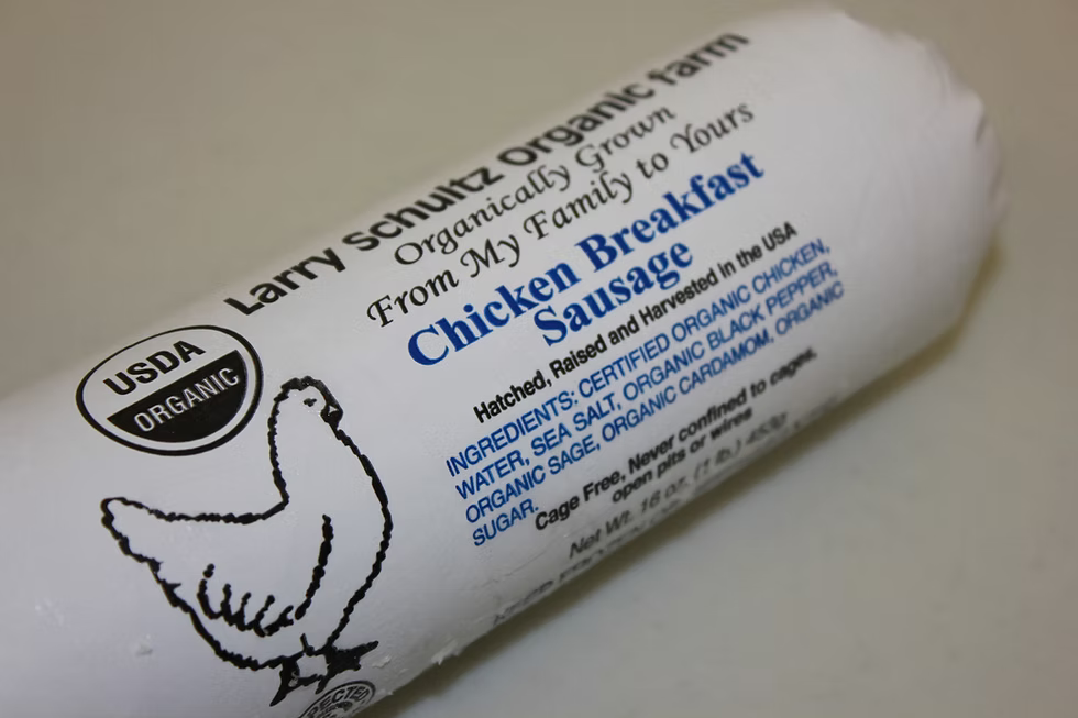 Organic Chicken Breakfast Sausage