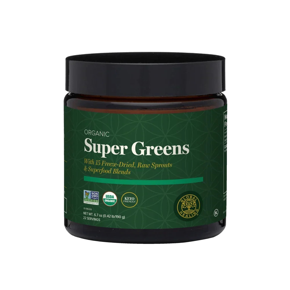 Global Healing 6.7 Oz Organic Super Greens