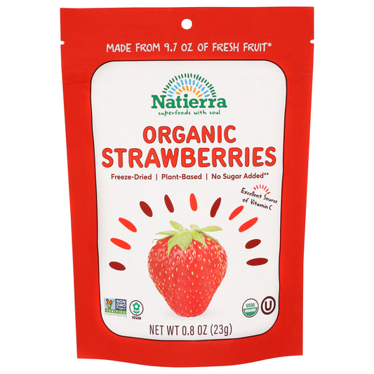 Natierra, Organic Strawberries, .8 Oz