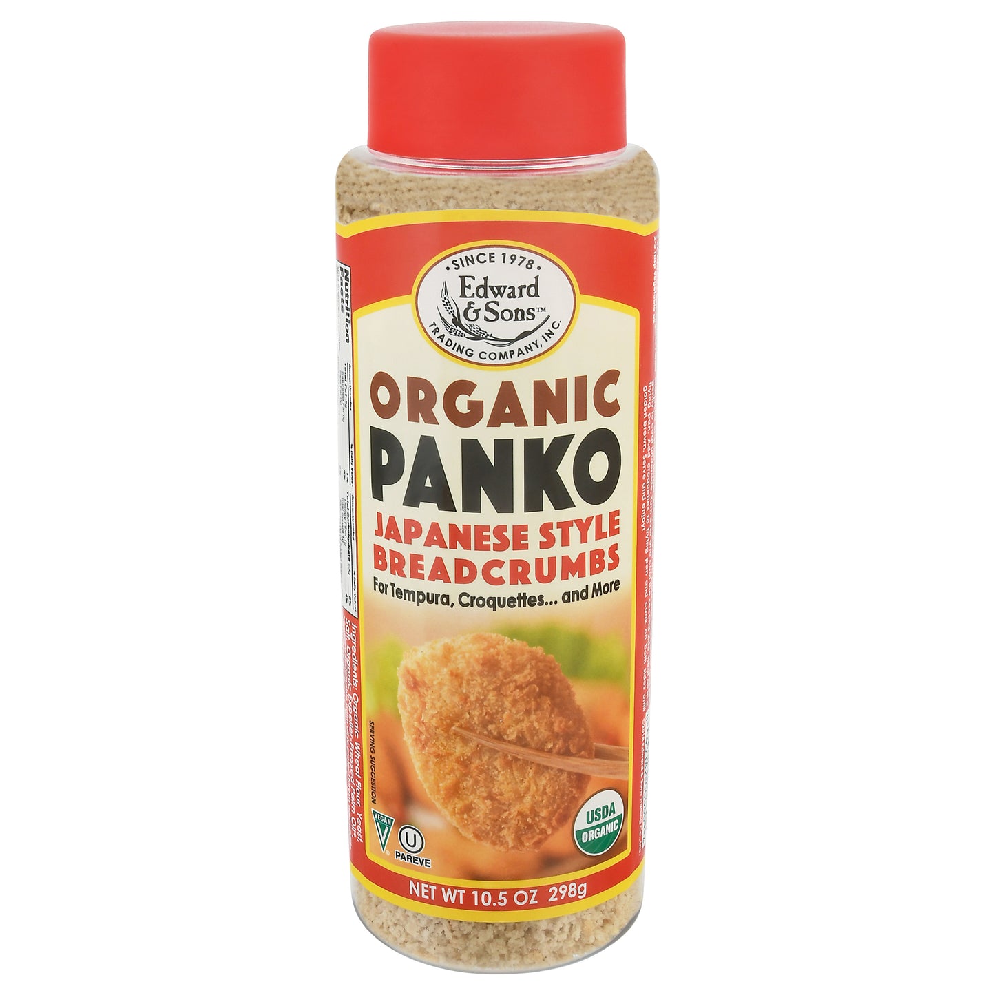 Edward & Sons Organic Panko 10.5 oz Jar