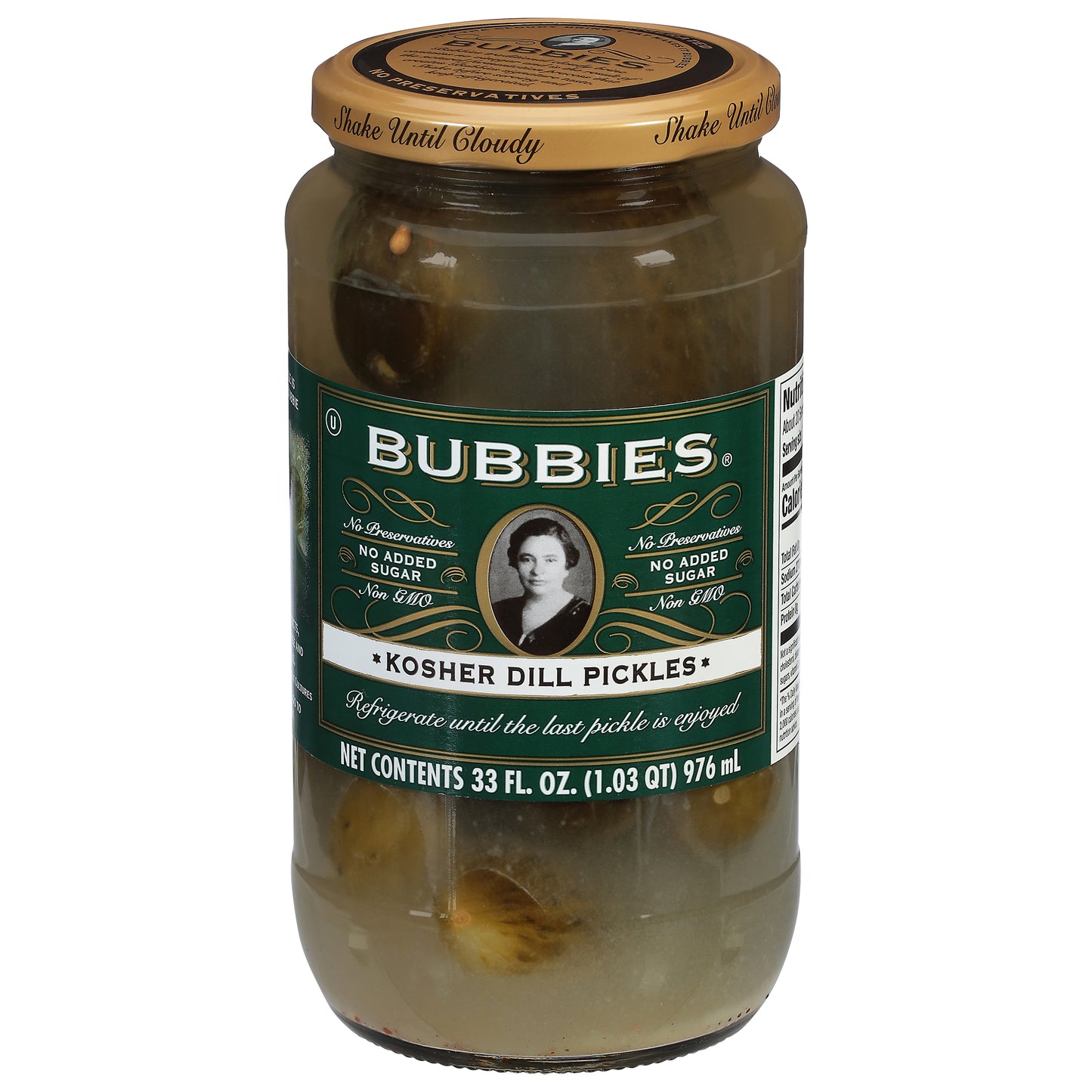 Bubbies Kosher Dill Pickles 33 fl oz