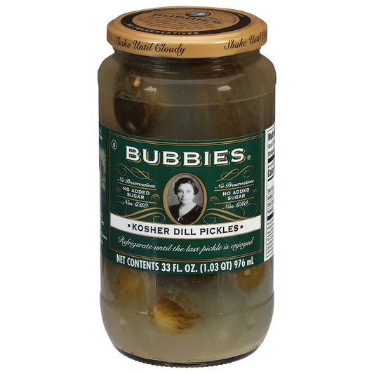 Bubbies Kosher Dill Pickles 33 fl oz