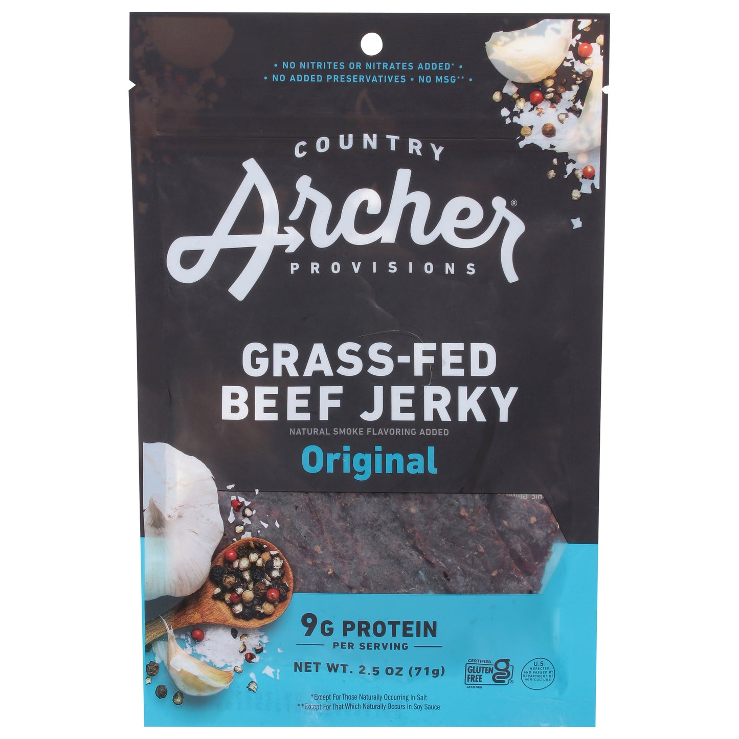 Country Archer Grass-Fed Original Beef Jerky 2.5 oz