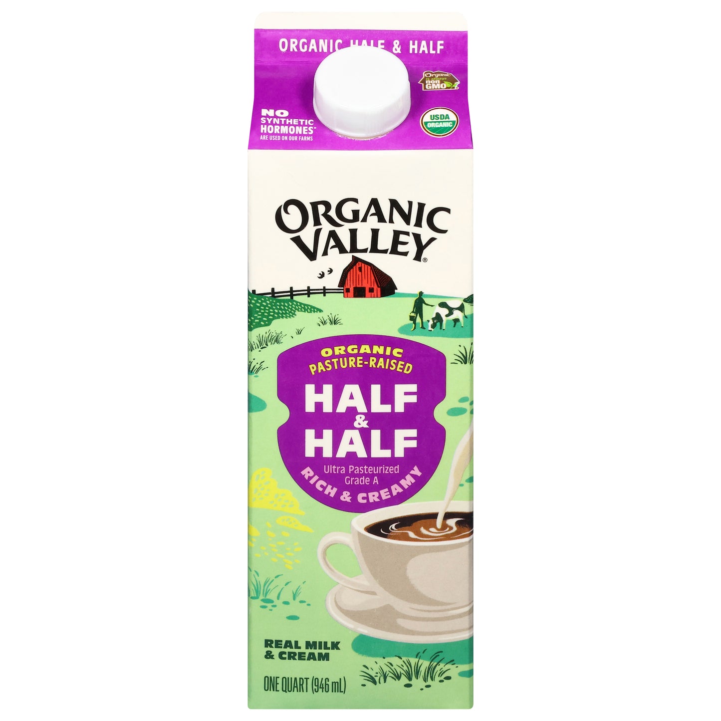 Organic Valley Organic Half & Half 1 qt