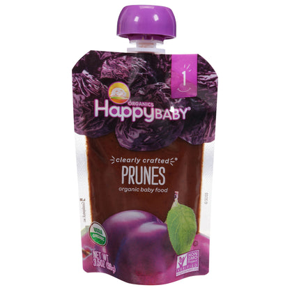 Happy Baby Organics Stage 1 Organic Prunes Baby Food 3.5 oz