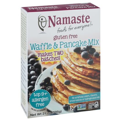 Namaste Gluten Free Waffle & Pancake Mix 21 oz