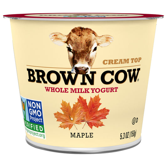 Brown Cow Whole Milk Maple Yogurt 5.3 oz