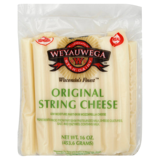 Weyauwega String Cheese 16 oz - Original