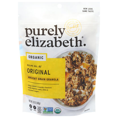 Purely Elizabeth Organic Recipe No. 01 Original Ancient Grain Granola 12 oz