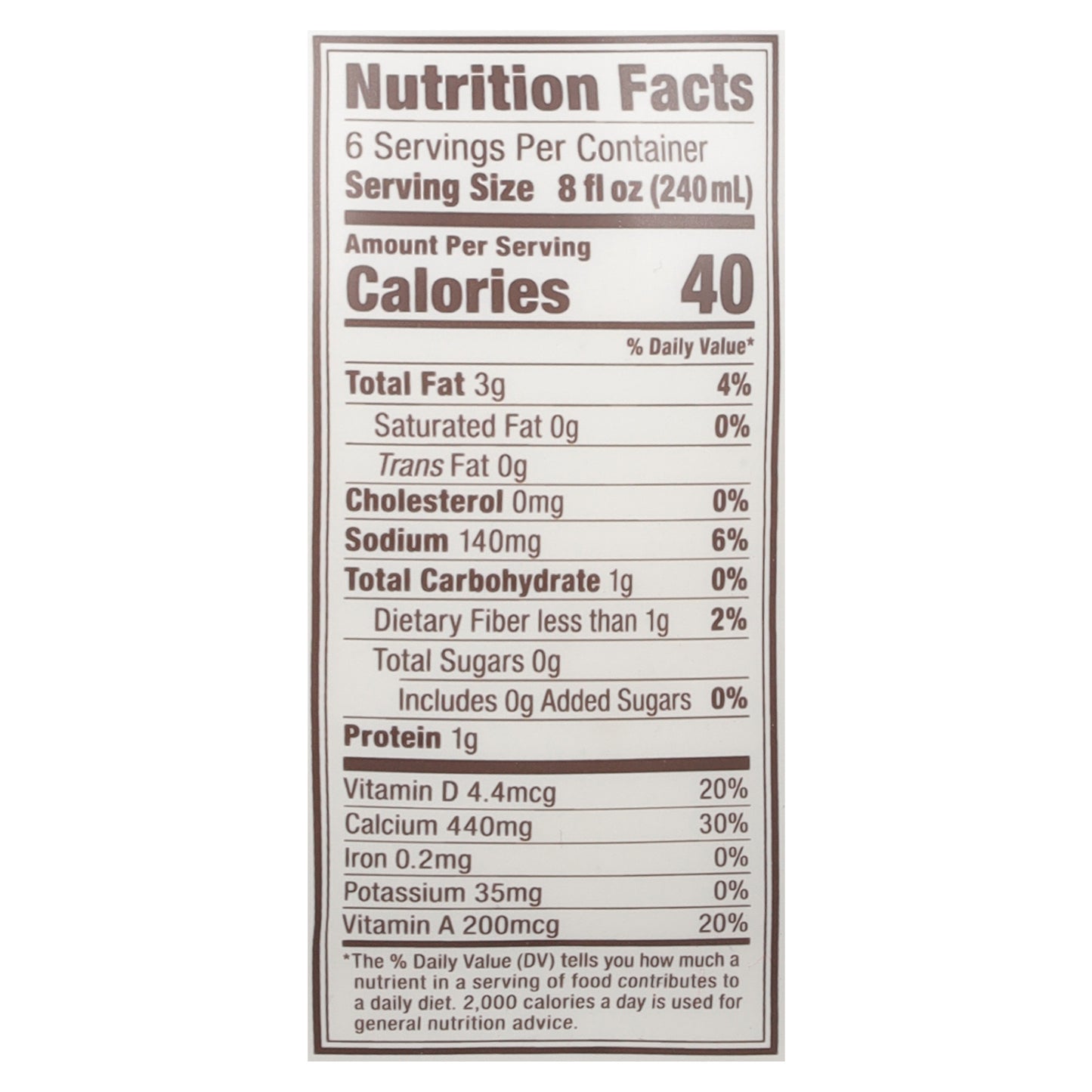 Califia Farms Unsweetened Vanilla Almondmilk 48 fl oz