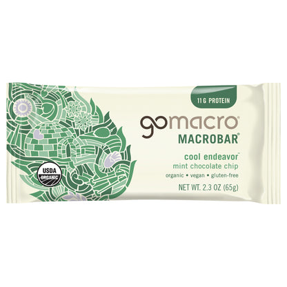 GoMacro Mint Chocolate Chip MacroBar