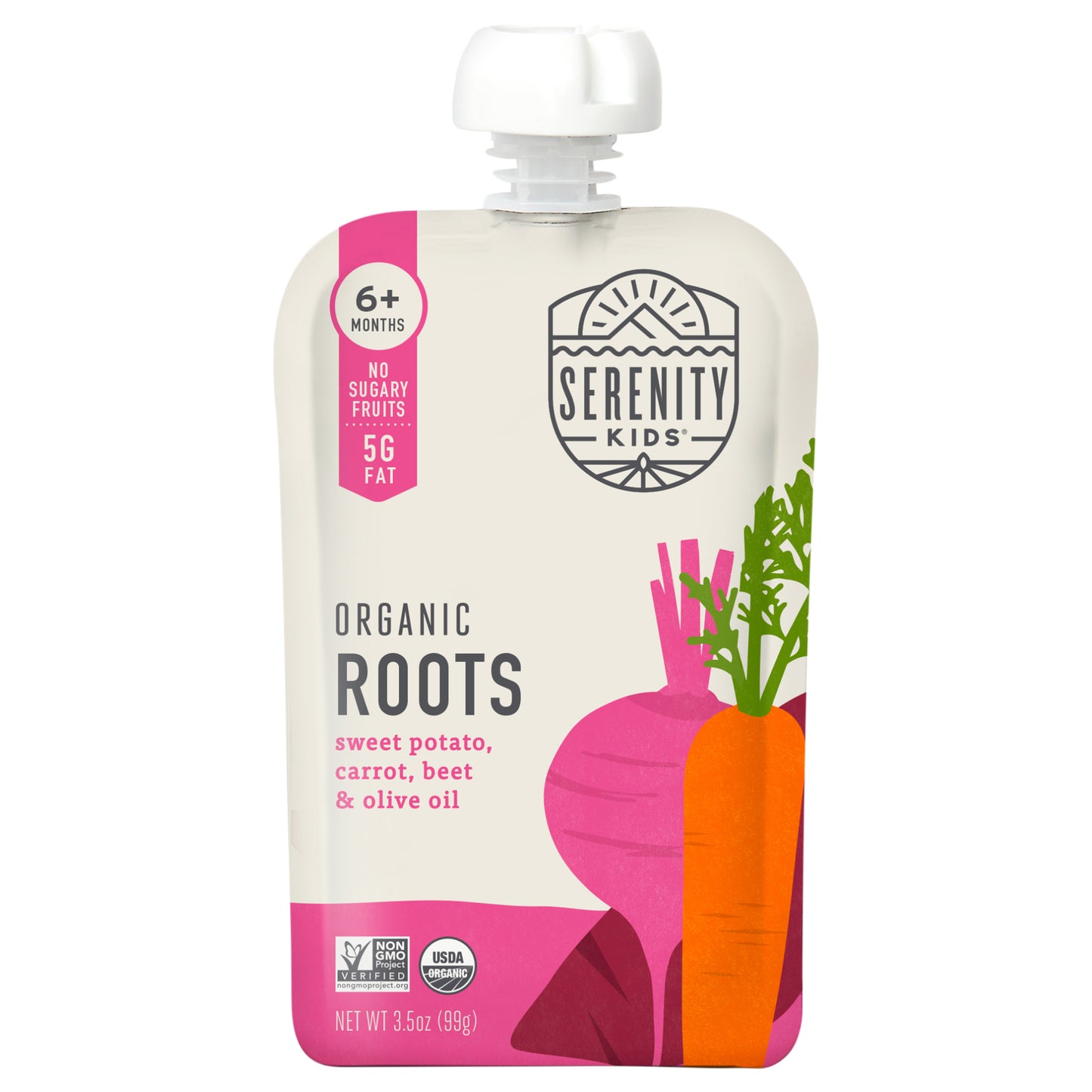 Serenity Kids Organic Roots with Olive Oil Pouch, 3.5oz