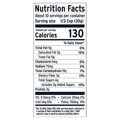 Oatmeal Raisin Cookie Granola Gluten-Free Non GMO 11 oz.