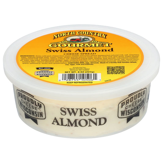 North Country Gourmet Swiss Almond Cheese Spread 8 oz