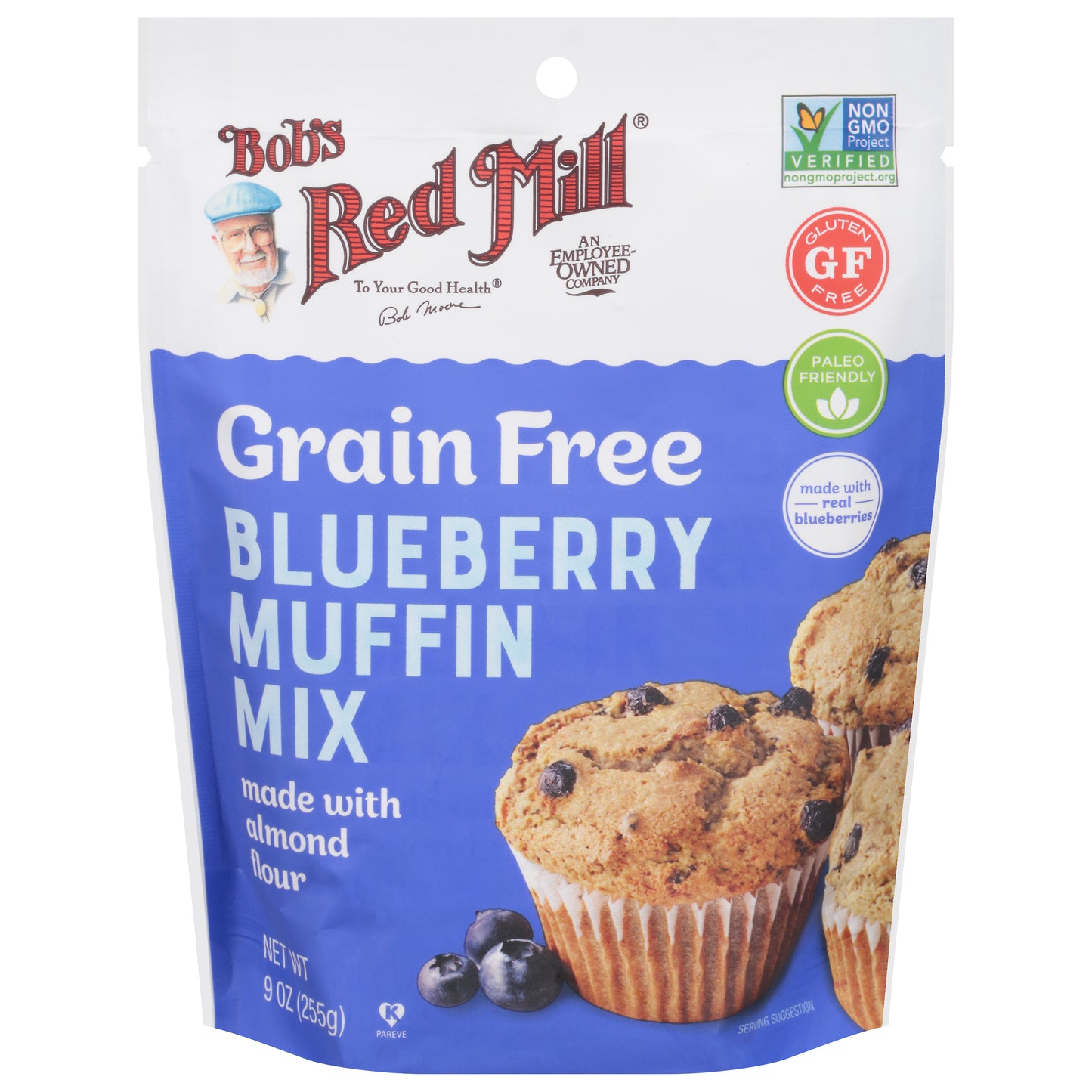 Bob's Red Mill Grain Free Blueberry Muffin Mix 9 oz