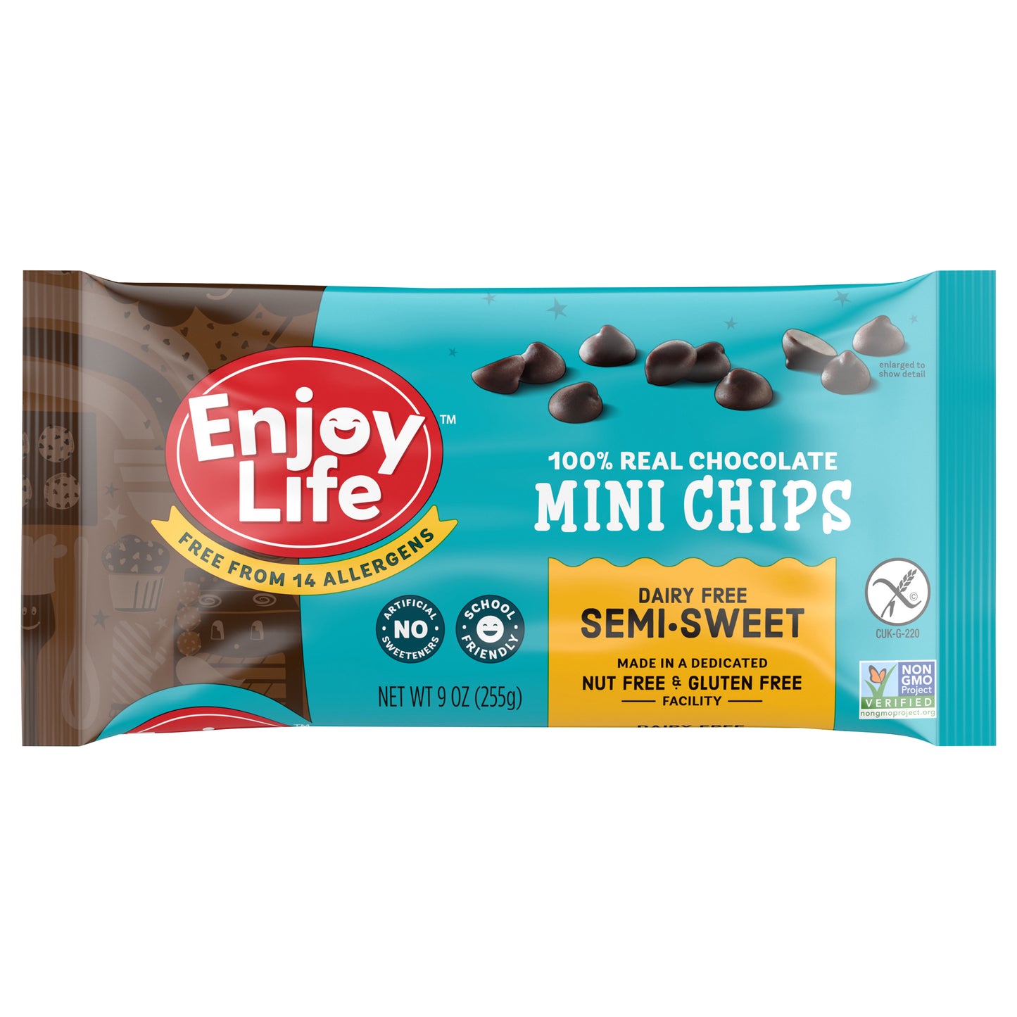 Enjoy Life Baking Chocolate Semi-Sweet Mini Chocolate Chips, 9 oz Bag