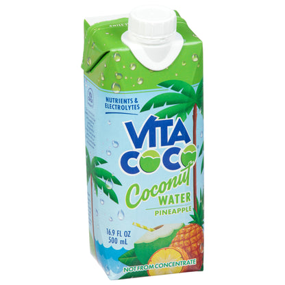 Vita Coco Pineapple Coconut Water 16.9 fl oz Carton
