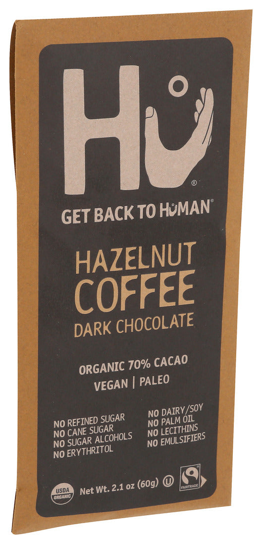 Hu Kitchen, Organic Dark Chocolate Hazelnut Coffee Bar, 2.1 Oz