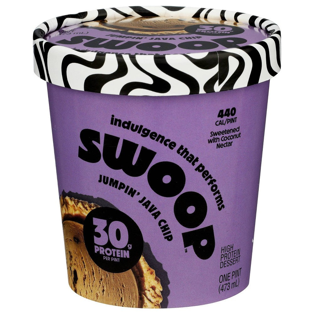 Swoop High Protein Jumpin' Java Chip Frozen Dairy Dessert - 1pt
