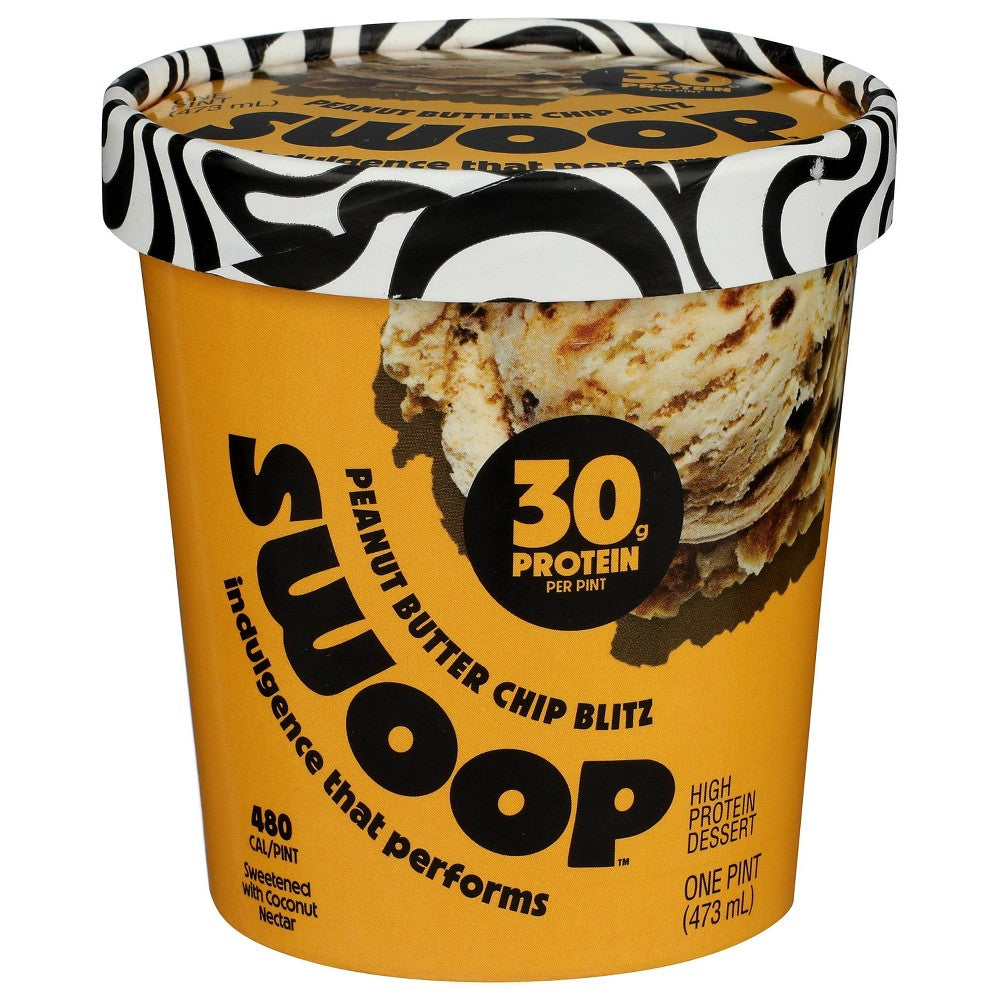 Swoop High Protein Peanut Butter Chip Blitz Frozen Dairy Dessert - 1pt