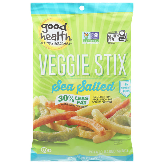 Good Health 30% Less Fat Sea Salted Veggie Stix 6.25 oz