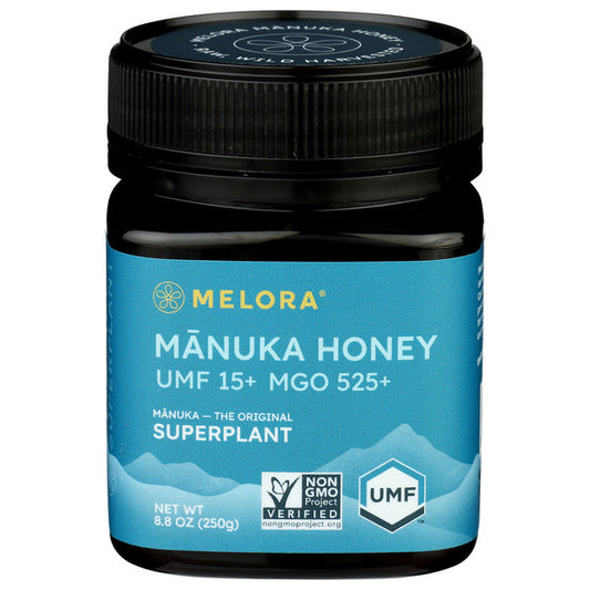 Melora UMF 15+ Manuka Honey Jar, 8.8oz
