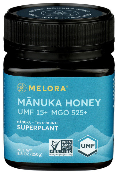 Melora UMF 15+ Manuka Honey Jar, 8.8oz