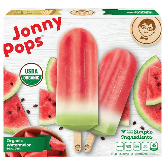 JonnyPops Dairy Free, Organic, Watermelon